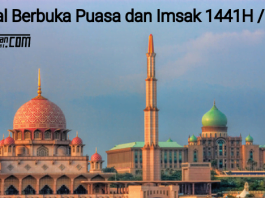 Waktu Berbuka Puasa dan Imsak 1441H / 2020