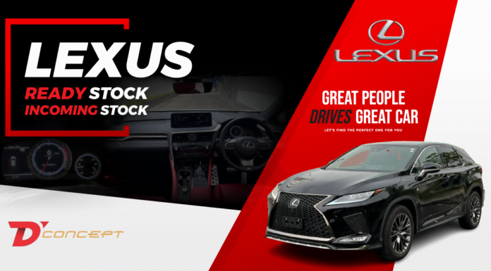 Lexus Recon Ready Stock & Incoming Stock di Setia Alam